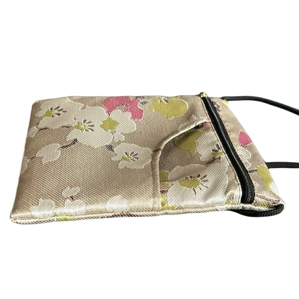 Danny K Bella Crossbody Tapestry Bag in Cherry Blossom Print Made in USA - Picture 3 of 5
